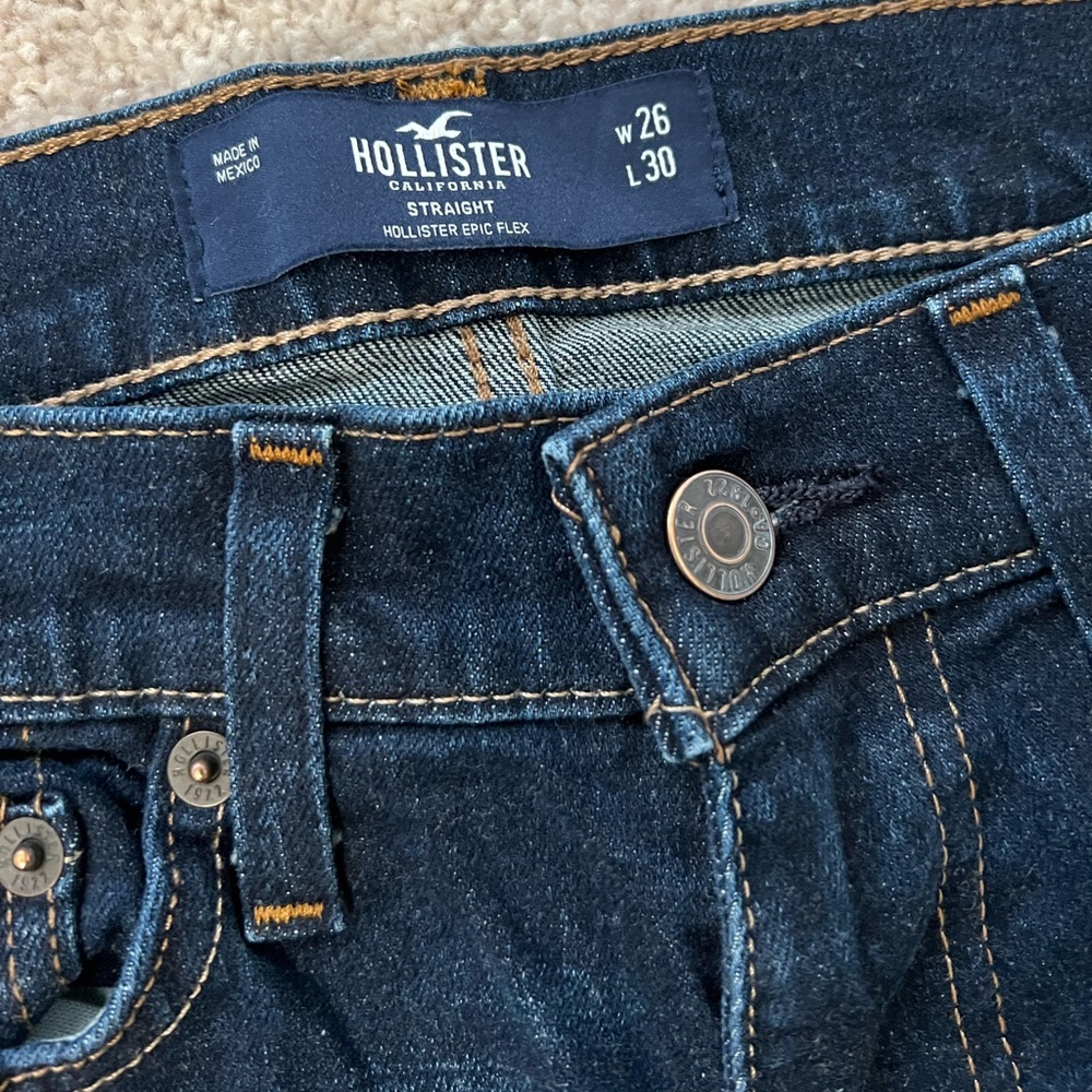 Hollister Straight 26x30 Men’s Jeans - Picture 3 of 3